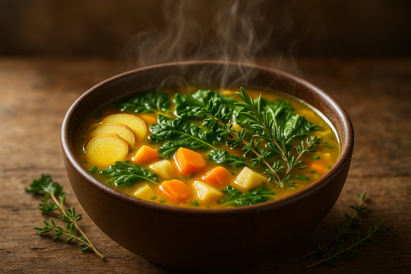Winter Wellness Herbal Bone Broth