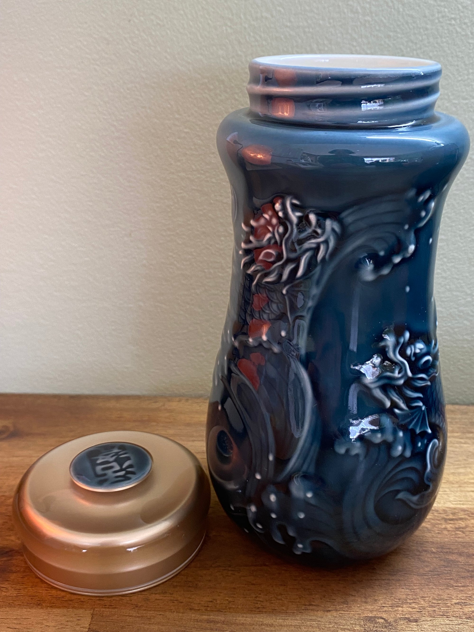 Liven Glaze Prosperity Dragon Travel Mug (Double Wall)