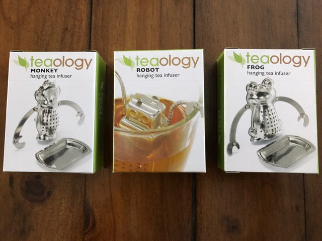 Teaology Stainless Steel Hanging Tea Infuser- Frog, Robot or Monkey