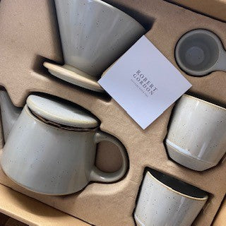 Robert Gordon- Ritual Coffee Set, Matt Grey